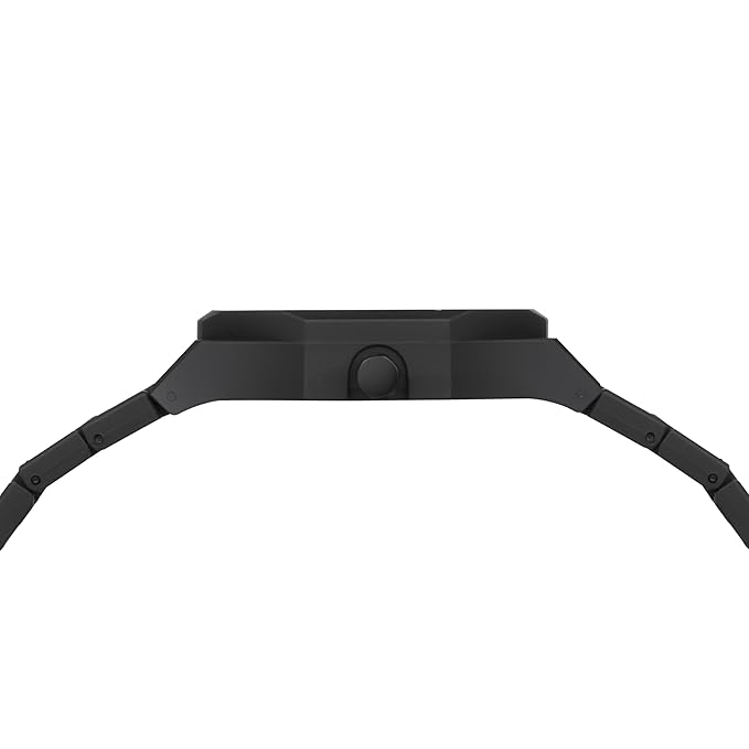 Aura Dial & Polycarbonate Strap Analog Watch for Men & Boys (Black)